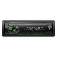 Pioneer MVH-S120UBG USB/AUX Mechanika nélküli fejegység, zöld + 3 év garanciával!